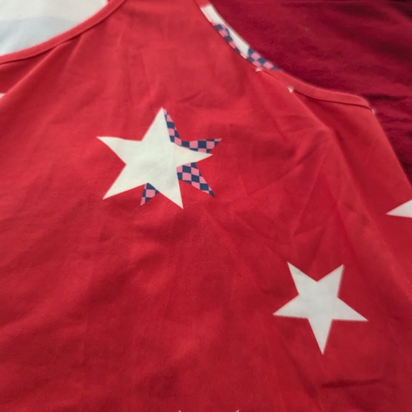 Shein red,white and blue razorback tank - Picture 4 of 4